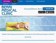 Tablet Screenshot of berrimedical.com.au
